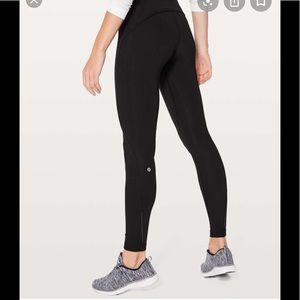Lululemon black fast as fleece leggings